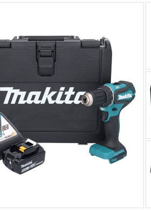Trapano avvitatore a batteria Makita DDF 485 RT 18 V 50 Nm brushless 1x batteria ricaricabile 5,0 Ah + caricabatterie + custodia