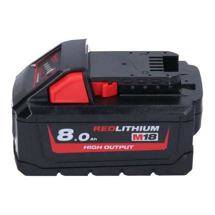Milwaukee M18 HD18HX-801 Akku Kombihammer 18 V 2,4 J + 1x Akku 8,0 Ah - ohne Ladegerät