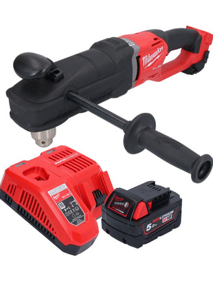 Milwaukee M18 FRAD2-501 perceuse d'angle sans fil 18 V 122 Nm Brushless + 1x batterie 5,0 Ah + kit chargeur