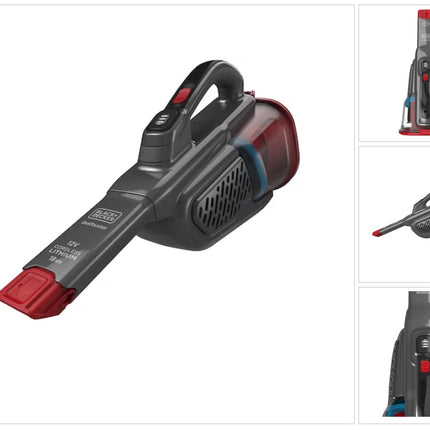 Black & Decker BHHV315J Hand Staubsauger 12 Volt 2 Stufen mit integriertem Akku