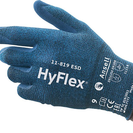 ANSELL Gants HyFlex 11-819 ESD taille 10 bleu ( 4000391222 )