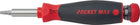 Portabit WIHA Caricatore di bit Caricatore di bit PocketMax(R) meccanico da 8 pezzi ( 4000802119 )