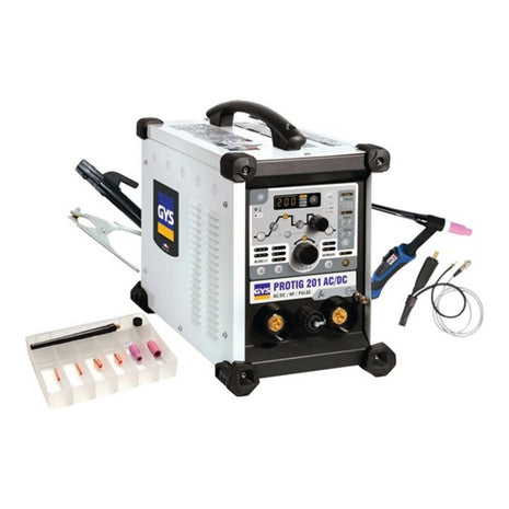 GYS TIG welding system PROTIG 201 AC/DC HF FV with accessories ( 1000152790 )
