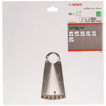 BOSCH Kreissägeblatt Außen-Ø 250 mm Zähnezahl 60 WZ/N ( 4000815448 )
