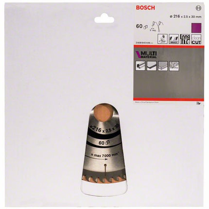 BOSCH Kreissägeblatt Außen-Ø 216 mm Zähnezahl 60 HLTCG ( 8000342263 )