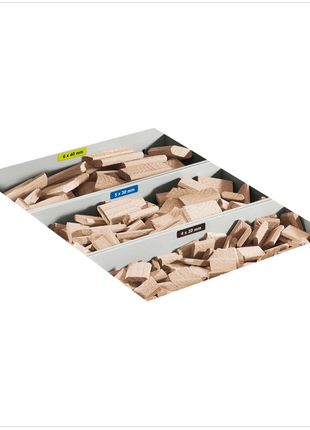 Festool Domino Buche Sortiment DS 4/5/6/8/10 1060x BU ( 498899 ) mit Domino Fräsern und Domino Dübeln im Systainer - Toolbrothers