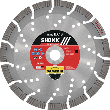 SAMEDIA Diamanttrennscheibe SHOXX BX13 Ø 150 mm Bohrung 22,23 mm ( 4000844259 )