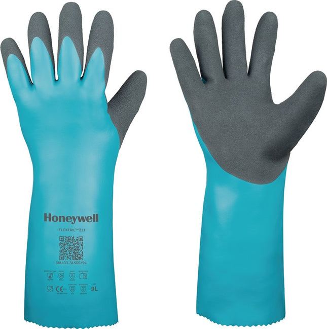 Gants chimiques HONEYWELL FLEXTRIL™ 211 taille 8 vert (4000391296)