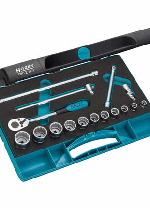 HAZET socket spanner set 880ZN-1 16-piece 3/8 ″ ( 8000466978 )