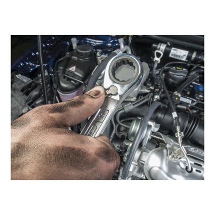 HAZET Clé mixte à cliquet 606 ouverture de clé 10 mm longueur 154,5 mm ( 4000822582 )