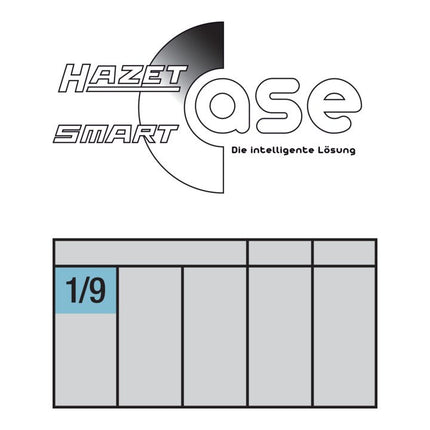 Set di chiavi HAZET 854T 33 pezzi 1/4 ″ ( 4000820541 )