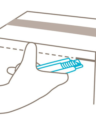 MARTOR safety knife SECUNORM 175 Length 109.5 mm Width 13.5 mm Height 34 mm ( 4000817981 )