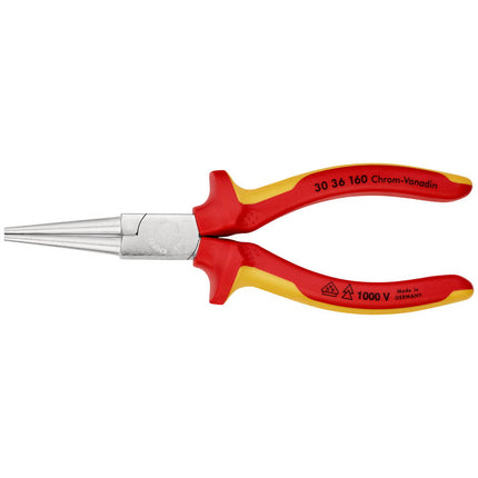 KNIPEX Pince à becs longs  longueur totale 160 mm forme 3 ( 4000810304 )