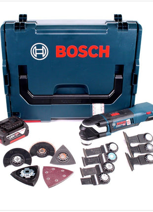 Bosch GOP 18V-28 Akku Multi-Cutter Brushless + 1x Akku 5,0Ah + L-Boxx - ohne Ladegerät - Toolbrothers
