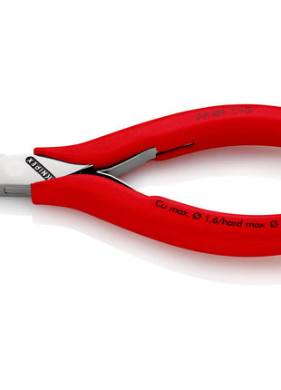 KNIPEX Electronics diagonal cutters length 115 mm shape 0 ( 4000794254 )