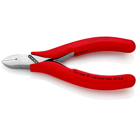 KNIPEX Electronics diagonal cutters length 115 mm shape 0 ( 4000794254 )