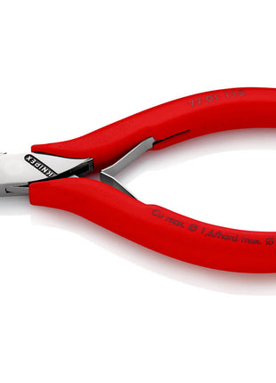 KNIPEX Electronics diagonal cutters length 115 mm shape 0 ( 4000794254 )