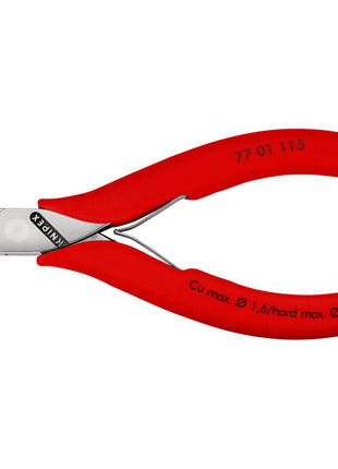 KNIPEX Electronics diagonal cutters length 115 mm shape 0 ( 4000794254 )
