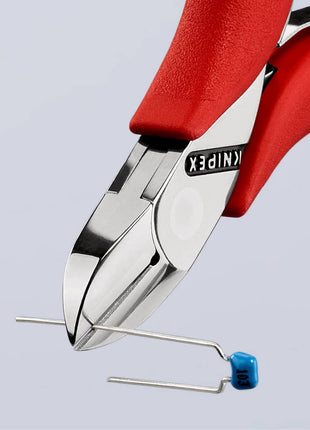 KNIPEX Electronics diagonal cutters length 115 mm shape 0 ( 4000794254 )