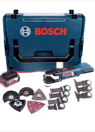 Bosch GOP 18V-28 Akku Multi-Cutter Brushless + 1x Akku 6,0Ah + L-Boxx - ohne Ladegerät - Toolbrothers
