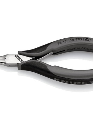 KNIPEX Electronic gripping pliers, overall length 115 mm ESD ( 4000810839 )