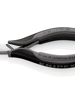 KNIPEX Electronics diagonal cutters length 115 mm shape 0 ( 4000810745 )