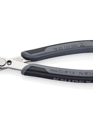 KNIPEX Electronics diagonal cutters Super-Knips(R) length 125 mm shape 0 ( 4000810509 )