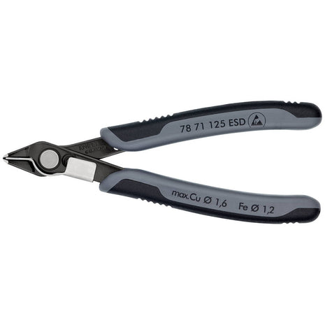 KNIPEX Electronics diagonal cutters Super-Knips(R) length 125 mm shape 7 ( 4000810523 )