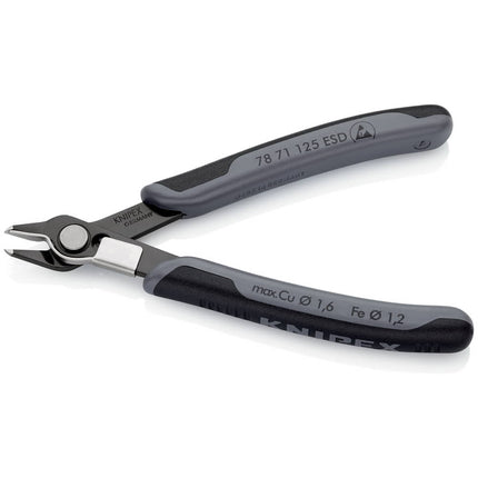 KNIPEX Pince coupante latérale électronique Super-Knips® longueur 125 mm forme 7 ( 4000810523 )