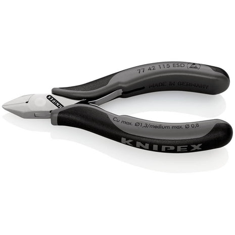 KNIPEX Electronics diagonal cutters length 115 mm shape 4 ( 4000794633 )