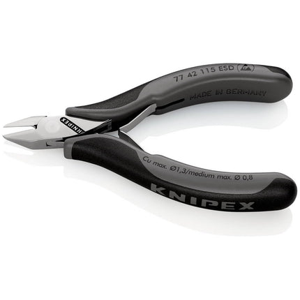 KNIPEX Electronics Taglierine diagonali lunghezza 115 mm forma 4 ( 4000794633 )