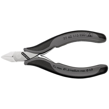 KNIPEX Electronics Taglierine diagonali lunghezza 115 mm forma 4 ( 4000794633 )