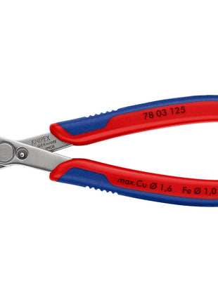 KNIPEX Electronics diagonal cutters Super-Knips(R) INOX length 125 mm shape 0 ( 4000810503 )