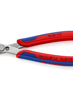 KNIPEX Electronics diagonal cutters Super-Knips(R) INOX length 125 mm shape 0 ( 4000810503 )