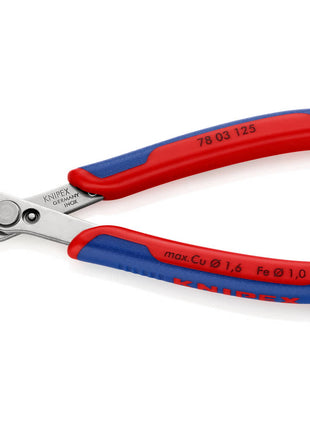 KNIPEX Electronics diagonal cutters Super-Knips(R) INOX length 125 mm shape 0 ( 4000810503 )