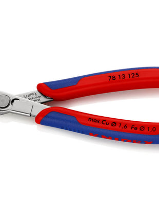 KNIPEX Electronics diagonal cutters Super-Knips(R) INOX length 125 mm shape 1 ( 4000810504 )