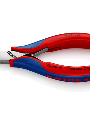 KNIPEX Electronics diagonal cutters length 115 mm shape 0 ( 4000810739 )