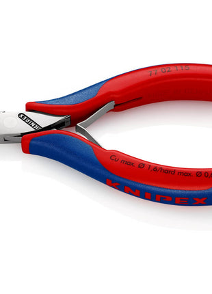 KNIPEX Electronics diagonal cutters length 115 mm shape 0 ( 4000810739 )