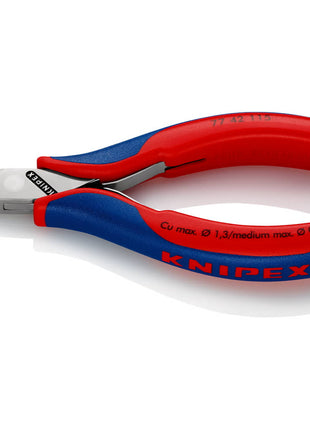 KNIPEX Electronics diagonal cutters length 115 mm shape 4 ( 4000810742 )