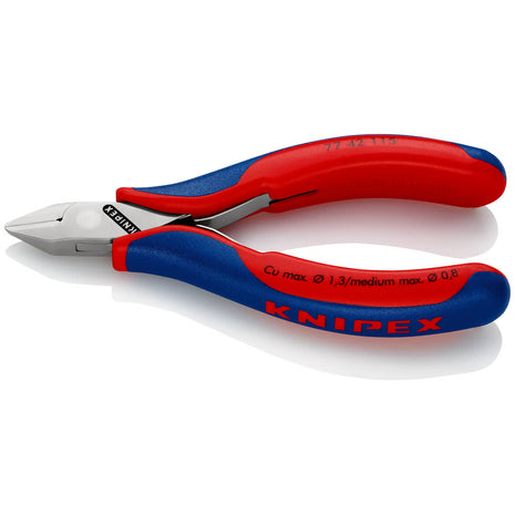 KNIPEX Electronics diagonal cutters length 115 mm shape 4 ( 4000810742 )