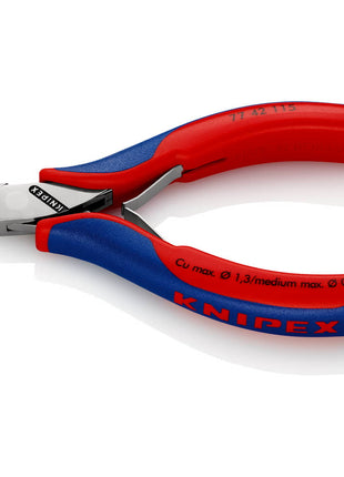 KNIPEX Electronics diagonal cutters length 115 mm shape 4 ( 4000810742 )