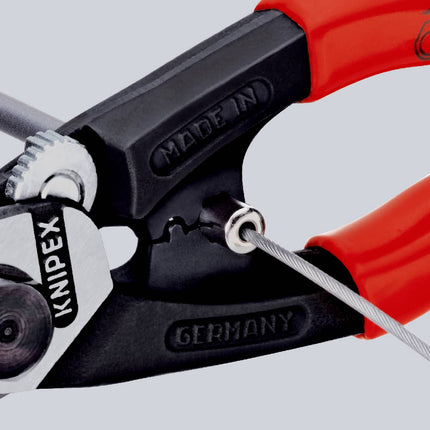KNIPEX Cisaille à câble métallique  longueur 190 mm ( 4000810961 )