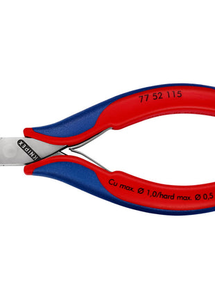 KNIPEX Electronics diagonal cutters length 115 mm shape 5 ( 4000794636 )
