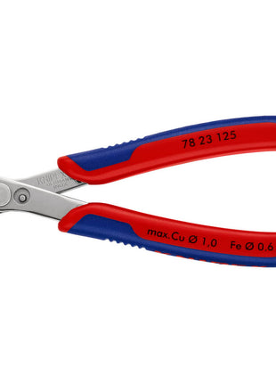 KNIPEX Electronics diagonal cutters Super-Knips(R) INOX length 125 mm shape 2 ( 4000810507 )