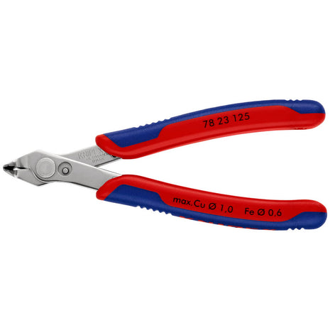 KNIPEX Electronics diagonal cutters Super-Knips(R) INOX length 125 mm shape 2 ( 4000810507 )