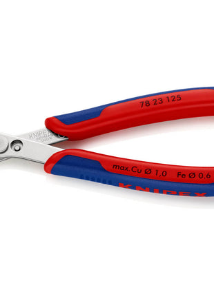 KNIPEX Electronics diagonal cutters Super-Knips(R) INOX length 125 mm shape 2 ( 4000810507 )