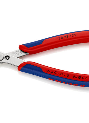 KNIPEX Electronics diagonal cutters Super-Knips(R) INOX length 125 mm shape 2 ( 4000810507 )
