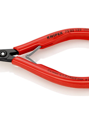 KNIPEX Electronics diagonal cutters length 125 mm shape 0 ( 4000810485 )