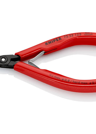 KNIPEX Electronics diagonal cutters length 125 mm shape 5 ( 4000794624 )