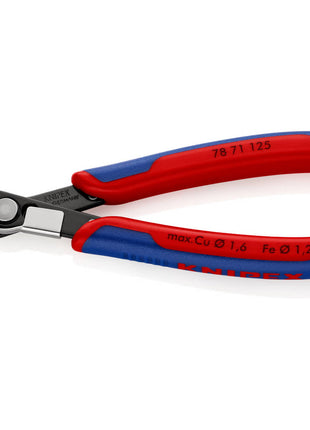 KNIPEX Electronics diagonal cutters Super-Knips(R) length 125 mm shape 7 ( 4000810506 )